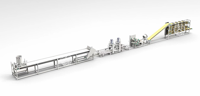 大型幹豆腐生產線